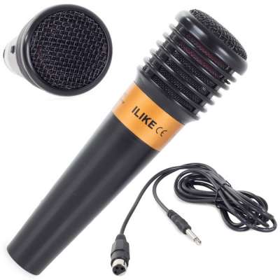 Karaoke professzionális dinamikus vezetékes mikrofon