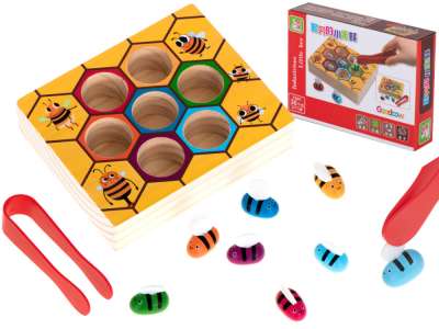 Montessori méhek méhsejtes oktatási játék
