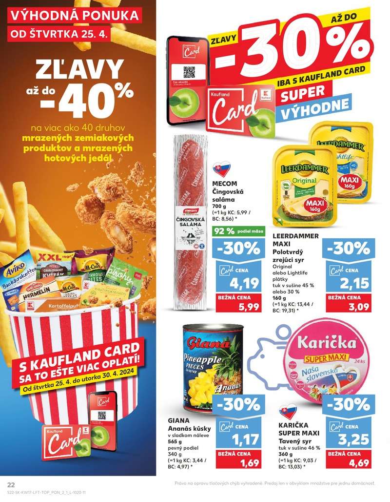 Kaufland Szlovákia Akciós Újság 22 oldal