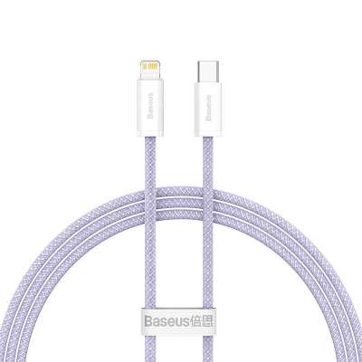 Baseus Dynamic 2 USB-C - Lightning töltőkábel, 20W, 1m (lila)