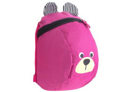 Gyermek óvodai hátizsák mackó rózsaszínű